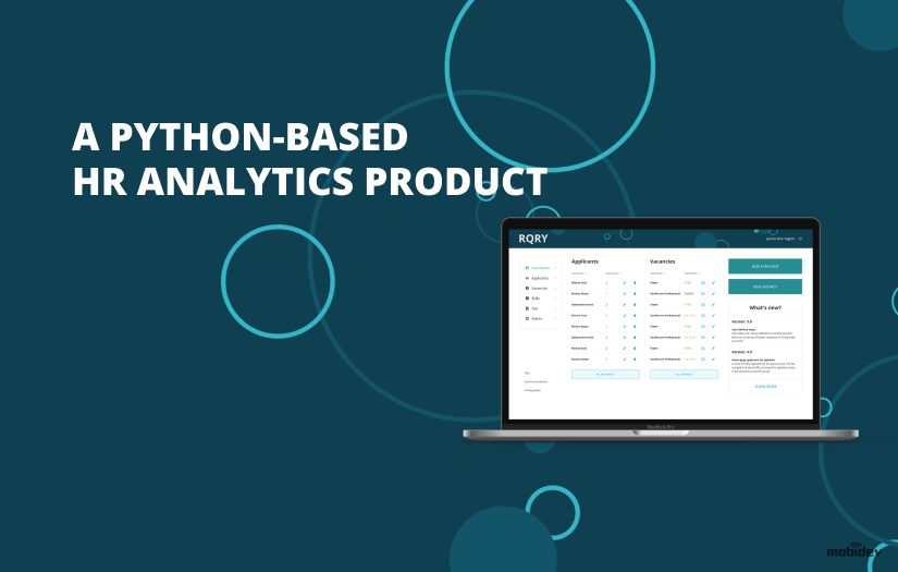 A web-based SaaS hiring analytics solution screenshot 1